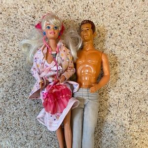 Vintage Barbie and Ken